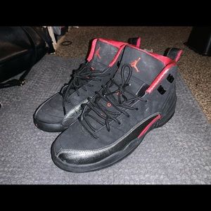 Black Rush Pink Jordan 12’s